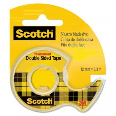 Scotch biadesivo chiocciola 12mm. x 6,3 mt.