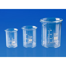 Bicchiere forma bassa in vetro borosilicato Simax: cap. ml 5000, diam. mm 170, h mm 270