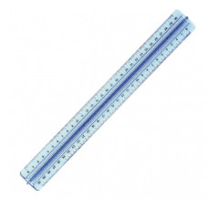 Righello lunghezza 30 cm in alluminio