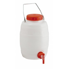 Fusto contenitore con rubinetto, 10 l, tappo a vite Fusto contenitore con rubinetto, 10 l, tappo a vite